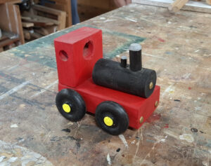 Steam Locomotive (red)